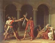Jacques-Louis  David The Oath of the Horatii (mk05) oil painting
